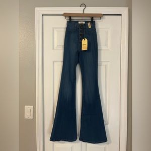 Vibrant MIU flare jeans